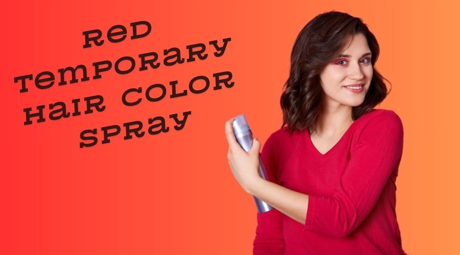 Red Temporary Hair Color Spray