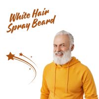 White Hair Spray Beard