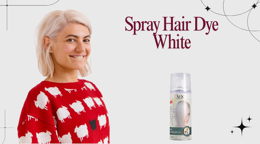 Spray Hair Dye White