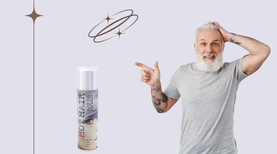 White Hair Spray 2