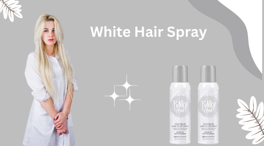 White Hair Spray